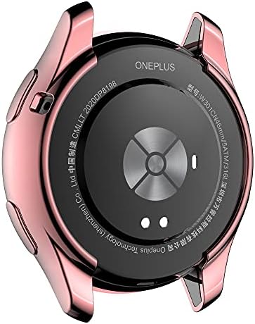מארז מגן מסך תואם ל- OnePlus אביזרי שעון חכם Tencloud מכסה כיסוי מגן מלא עמיד בפני שעון OnePlus