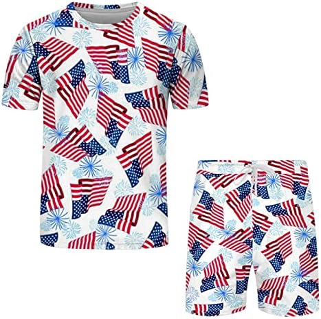 BMISEGM MENS LEST חולצות רזה מתאימות ליום העצמאות לגברים דגל אביב קיץ פנאי אנשי ספורט חליפות פורמליות דק