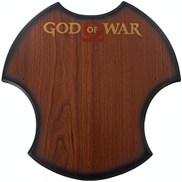 אלוהים של מלחמה:להבי קראטוס של כאוס מתכת 1: 1 בקנה מידה אבזרי העתק. עם תצוגת פלאק כסף, 17 אינץ