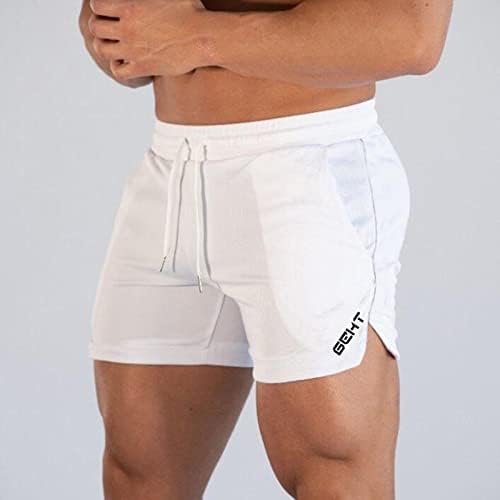 מכנסיים קצרים ספורט גברים עם כיסים גברים ספורט עם כיסים שרושו מכנסיים אמצעיים המותניים המוצקים המוצקים בצבע מכנסיים מזדמנים