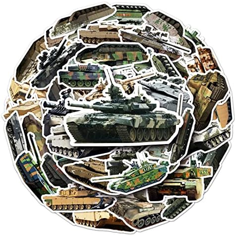 מדבקות טנקים מדבקות צבא צבאי חבילות 50 יחידות מתאימות למחשב נייד מארז נסיעות מחברת טלפון טלפון אלבום רכב בקבוק מים