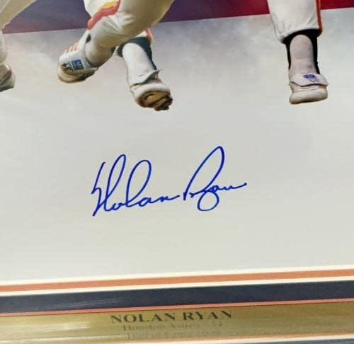 נולן ראיין חתימה 16x20 צילום אסטרודום ממוסגר יוסטון אסטרוס JSA - תמונות MLB עם חתימה