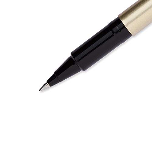 עטים רולרבול דלוקס חד-בול, נקודה עדינה, שחור, 3 ספירה