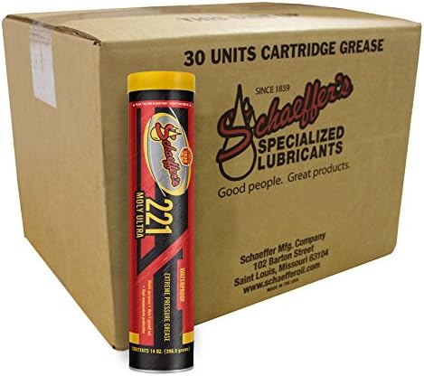 Schaeffer Manufacturing Co. 02211-040 MOLY ULTRA EP GREASE, NLGI 1, 40 קילוגרם דלי