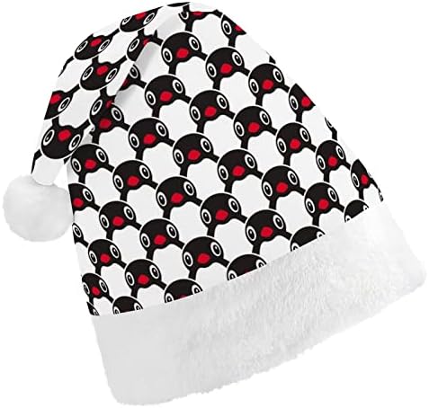 פינגווין דפוס חג המולד כובע סנטה כובע מצחיק חג המולד כובעי חג מסיבת כובעי עבור נשים / גברים