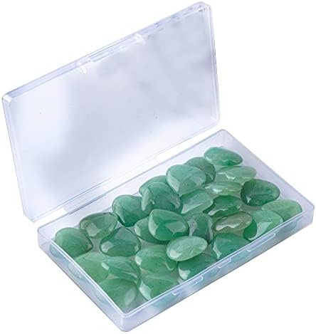 10 PCS גבישי אוונטורין ירוקים בלב, אבן אוונטורין ירוקה ומלוטשת טבעית, אהבת לב ריפוי אבן גביש אבן דאגה אבן