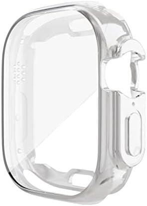 מארז מסך KGFCE לסדרת Apple Watch 8 Ultra 49 ממ ציפוי TPU פגוש מגן לסדרת Apple Watch 8 7 41 ממ 45 ממ מסגרת כיסוי