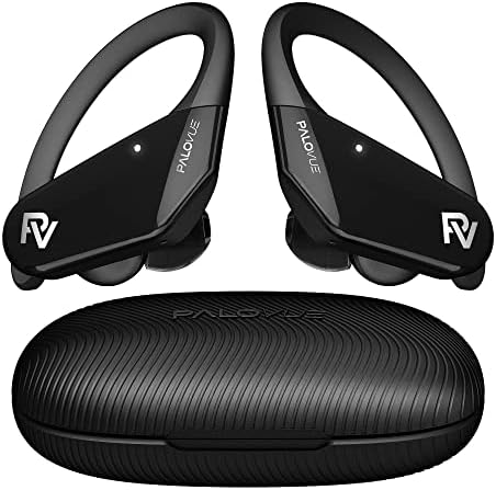 אוזניות אוזניות אלחוטיות של Palovue Bluetooth 5.2 אוזניות, ביטול רעש וניצני אוזניים אטומים למים עם אוזניים התואמות