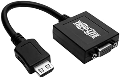Tripp Lite 6-in Micro HDMI ל- VGA Converter מתאם לטבלאות סמארטפונים טבליות Ultrabooks, 1920x1200/1080p, m/f