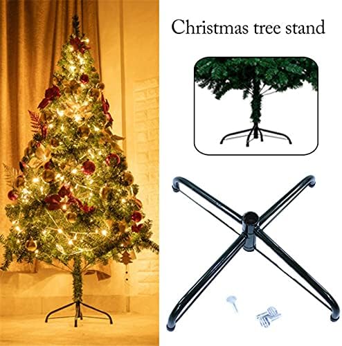 עמדות עץ חג המולד מתקפלות, מעמד עץ מתכת מלאכותי, מתלה בסיס עץ חג המולד כבד, מחזיק עץ חג המולד מתקפל, לקישוטים לחג המולד