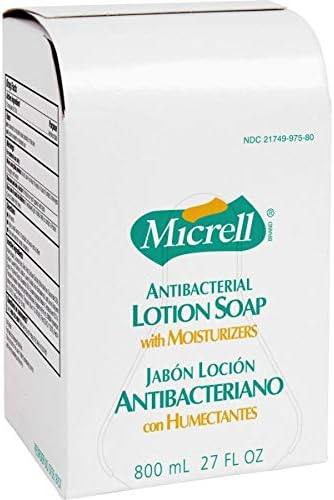 מילוי סבון קרם אנטיבקטריאלי, נוזל, ניחוח קל, 800 מל, 12/קרטון