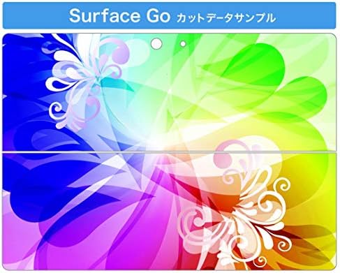 כיסוי מדבקות Igsticker עבור Microsoft Surface Go/Go 2 אולטרה דק מגן מדבקת גוף עורות 002070 קמח פרחים צבעוני