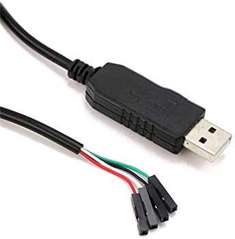 Treedix 3PCS USB ל- TTL כבל סידורי הורד כבל CH340 USB למודול סידורי התואם ל- Arduino Raspberry Pi
