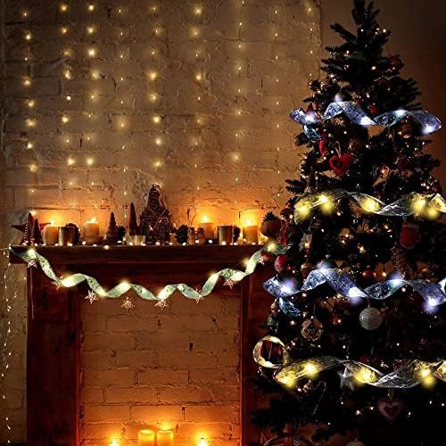 אורות LED נורות NC אורות מיתר חוט חג המולד קישוט עץ סרט פסטיבל פסטיבל קופסת חתונה אריזה אורות סרט חוט מכסף