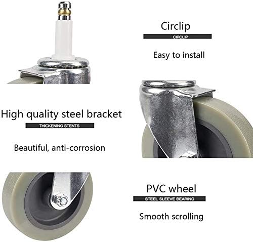 Yiwango pvc גלגלי קיק קיק של PVC כבדים קיבול