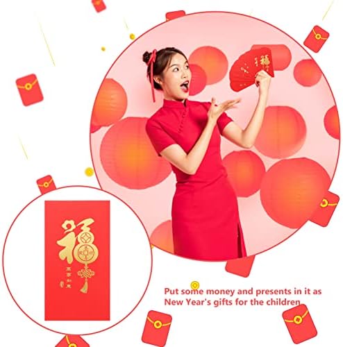 10 יחידות סיני אדום מעטפות כסף מתנה מעטפות אדום מנות לאביב פסטיבל