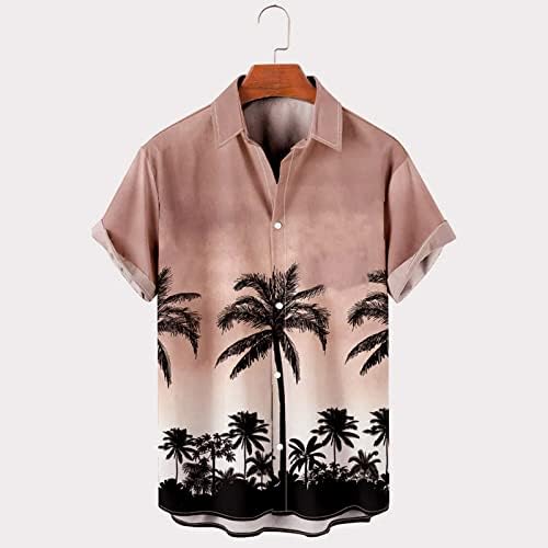 חולצות טי טובות לגברים חולצת אלוהה אופנה לגברים אביב קיץ חולצות עליונות חוף מזדמן מודפס שרוול קצר