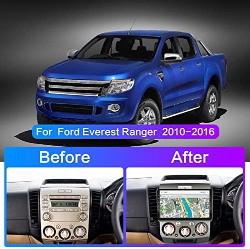 Bestycar 9''Android Car Stereo רדיו מתאים לפורד אוורסט ריינג'ר Mazda BT-50 2006-2010 אוקטה ליבה אנדרואיד 10.0 מסך