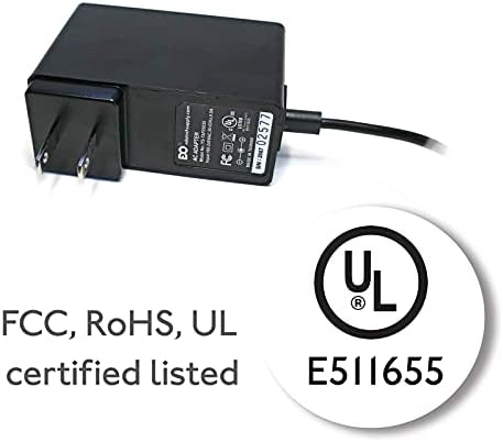 Edo Tech Tech AC מתאם כבל חשמל עבור Chromebook Epik Teqnio ELB1101 ELB1101-BK ELB1101T 10.1 ספר למידה HISENSE C11 C12