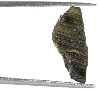 Gemhub גולש אוקטובר אוקטובר אבן לידה ירוק טורמלין 5.70 סמק. אבן חן לעטיפת תיל, קישוט ביתי, קריסטל ריפוי לעטיפת תיל
