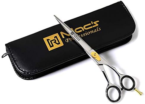 סכיני גילוח מקצועיים קצה ספר שיער חיתוך מגזרים-סטנים לסלונים, חנויות ספר, וחובבי שיער - נירוסטה 6.5 מק-14030