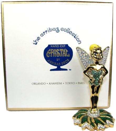 האחים דיסני אריבאס 1998 מהדורה מוגבלת תכשיטים משובצים טינקרבל עם קריסטלים סברובסקי