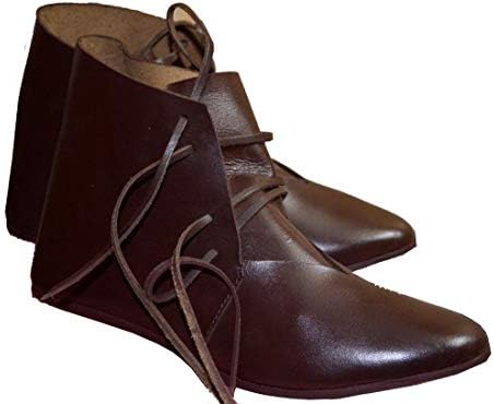 נעלי עור מימי הביניים של Allbestuff