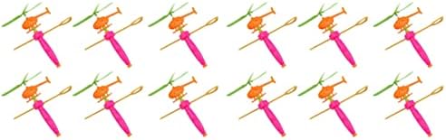 טוינדונה צעצועים חיצוניים 12 יחידות מטפלים בחוץ מעדיפים צלוחיות שונות בצבע חינוכי צבע חינוכי מפלגת מטוס מעופף.