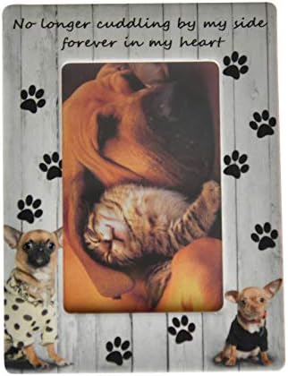 בית-איקס 4 איקס 6 מסגרת תמונת זיכרון לחיות מחמד, עיצוב הבית והמשרד לאוהבי חתולים וכלבים