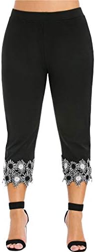 מכנסי יוגה מפורסמים של TIK_TOK, בתוספת חותלות קפרי בגודל לנשים לחדר כושר קצוץ חותלות דחיסה שלל הרמת ג'ינס