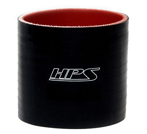 HPS 4.5 ID, אורך 4, צינור מצמד סיליקון, מחוזק טמפ 'גבוה 4 שכבות, 45 psi מקסימום. לחץ, 350F מקסימום. טמפרטורה,