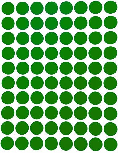 רויאל ירוק צבע קידוד תוויות-עגול מדבקות, מותאם אישית מעגל ריק תוויות לארגון קל תוויות, צנצנות, אספקה, קופסות, מלאי