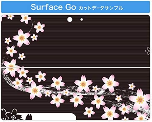 כיסוי מדבקות של Igsticker עבור Microsoft Surface Go/Go 2 אולטרה דק מגן מדבקת גוף עורות 007381 קמח פרחים סגנון