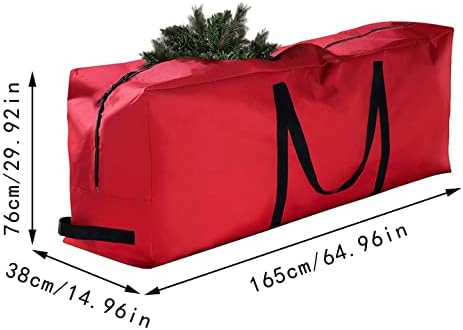 48 אינץ/69 אינץ חג המולד עץ אחסון קופסא פלסטיק קשה, חג המולד עץ שקיות אחסון חג המולד קישוט אחסון עץ שקיות פלסטיק אחסון בינס
