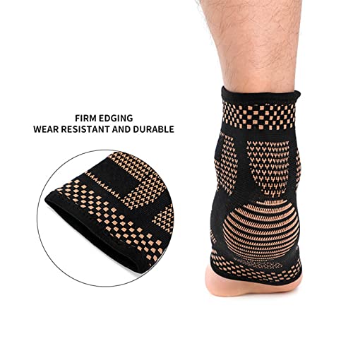 לספוג רגליים ספא נחושת חדור קרסול פלטה רגל תמיכה דחיסת שרוולים עבור גברים ונשים קרסול מייצב עבור דלקת פרקים