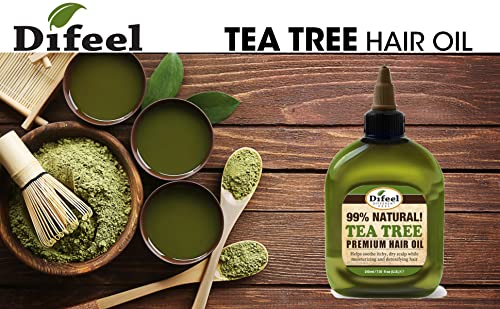 דיפיל פרימיום טבעי שיער שמן-תה עץ שמן לקרקפת יבשה 7.1 אונקיה