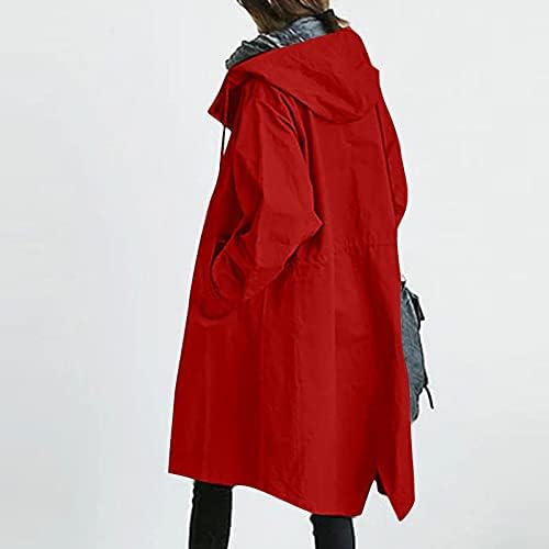 מעילי חורף חמים של Foviguo לנשים, בתוספת גודל מעיל שרוול ארוך מודרני נשים עובדות דש אביב עם כפתורים נוחים