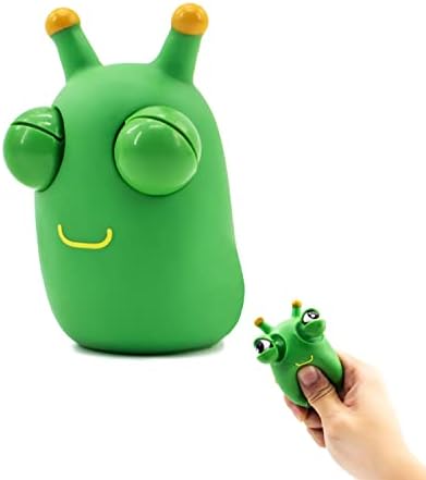 צעצועי זייין ירוק באג אגרות צצות עיניים סוחטות צעצועים לחוש חישה של ילדים מהנים המשמשים להקל על לחץ, חרדה, צעצוע אוטיזם מתנת
