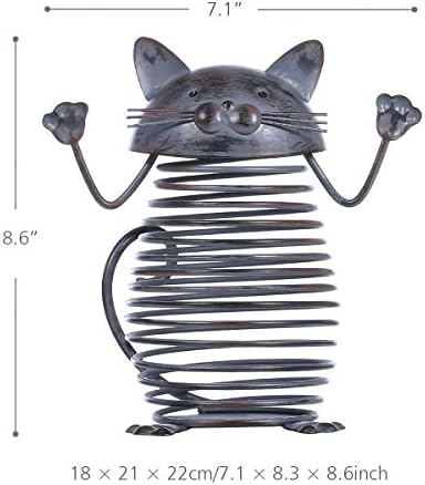 N/A חתולי קפיץ מיכל פקק פסול ברזל חתולים בקבוק צנצנת צנצנת אופנתית מיכל יצירתי מיכל קישוט מעשי מתנת מלאכה