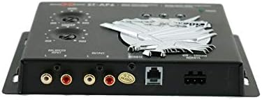 SoundXtreme ST-AP6 1/2 DIN CAR מעבד דיגיטלי אודיו, 13.5V, מקסימלי בס ושחזור קול W/כולל שלט רחוק ותצוגת אור מקף, 10.4x2.3