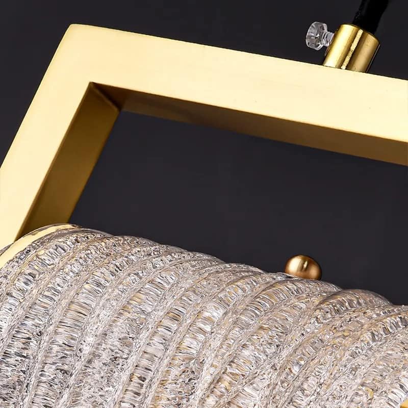 Kunmai תליון זהב מודרני תאורה 1 מפל זכוכית בעבודת יד לחדר שינה וסלון