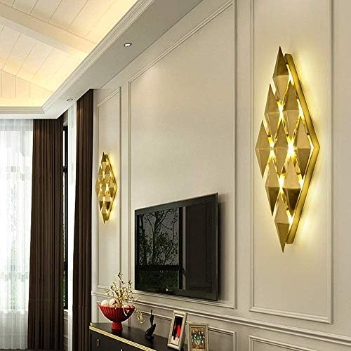 נורדי מודרני מינימליסטי חדר שינה מנורה שליד המיטה מנורת קיר מקורה שירותים זהב מתכת צל 9 אור מקור מעבר מדרגות מסדרון מנורת