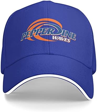 פפרדין אוניברסיטת בייסבול כובעי אבא כובעי מתכוונן גודל חיצוני כובע
