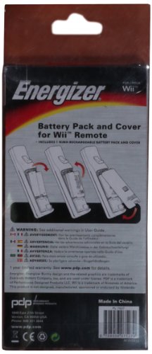 Wii Energizer Power & Play חבילת סוללות וכיסוי