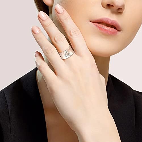 לב טבעת פופולרי מעודן טבעת פשוט תכשיטים רוז זהב פופולרי אביזרי טבעות לנשים זהב