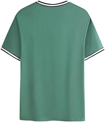 גברים גרפי חולצות קצר שרוול עגול צוואר אסתטי חולצות כושר אתלטי בתוספת גודל חולצות קיץ טוניקת חולצות בסיסי