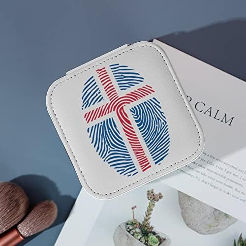 איסלנד אצבעות תכשיטים מארגן ארגון תצוגה אחסון מחזיק מתנה לנשים עגילי נערות טבעות שרשרת טבעות נסיעה מדי יום שימוש