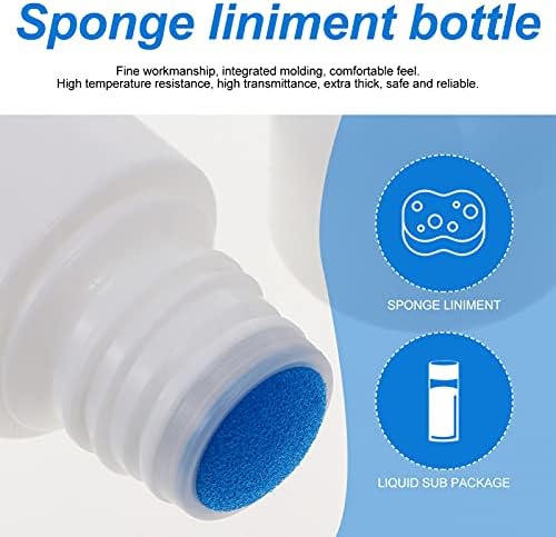 יפה מוליך בקבוק 8 יחידות ספוג ראש בקבוק למילוי חוזר ספוג ראש המוליך פלסטיק ריק נוזל רפואה בקבוקי עור טיפול קרקפת