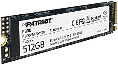PATRIOT P300 M.2 PCIE GEN 3 X4 2TB צריכת עוצמה נמוכה SSD