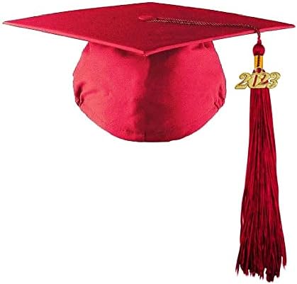 כובע סיום מט של הפנה לשני המינים למבוגרים עם ציצית 2023 לבוגרי תואר ראשון במכללה בתיכון